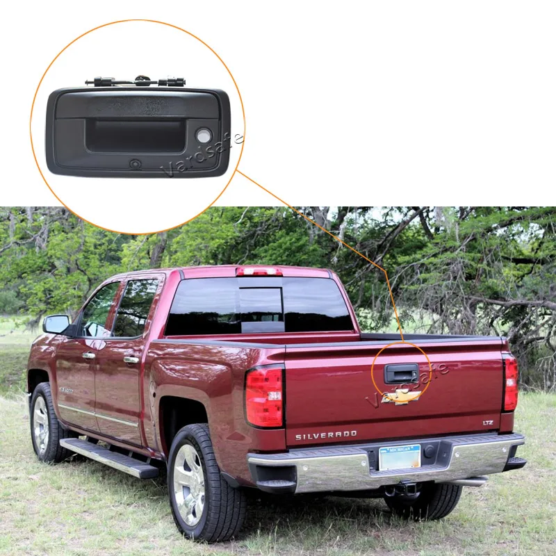Vardsafe | Камера заднего вида + зеркальный монитор с зажимом для Chevrolet Silverado 1500 2500HD 3500HD