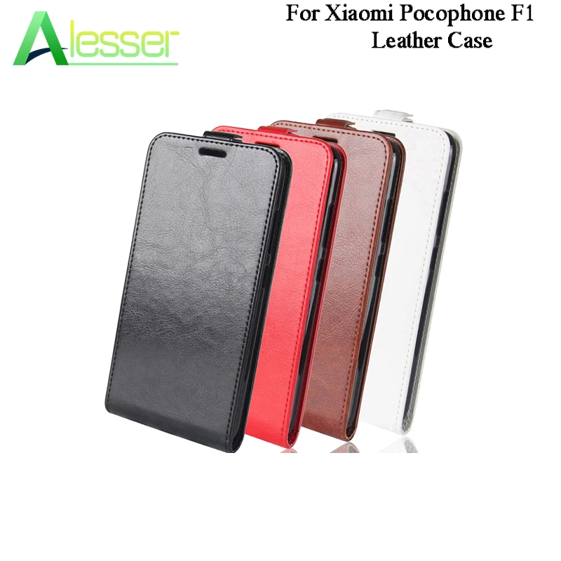 Alesser для Xiaomi Mi Pocophone F1 кожаный чехол 6 18 ''Чехол книжка из искусственной кожи 4