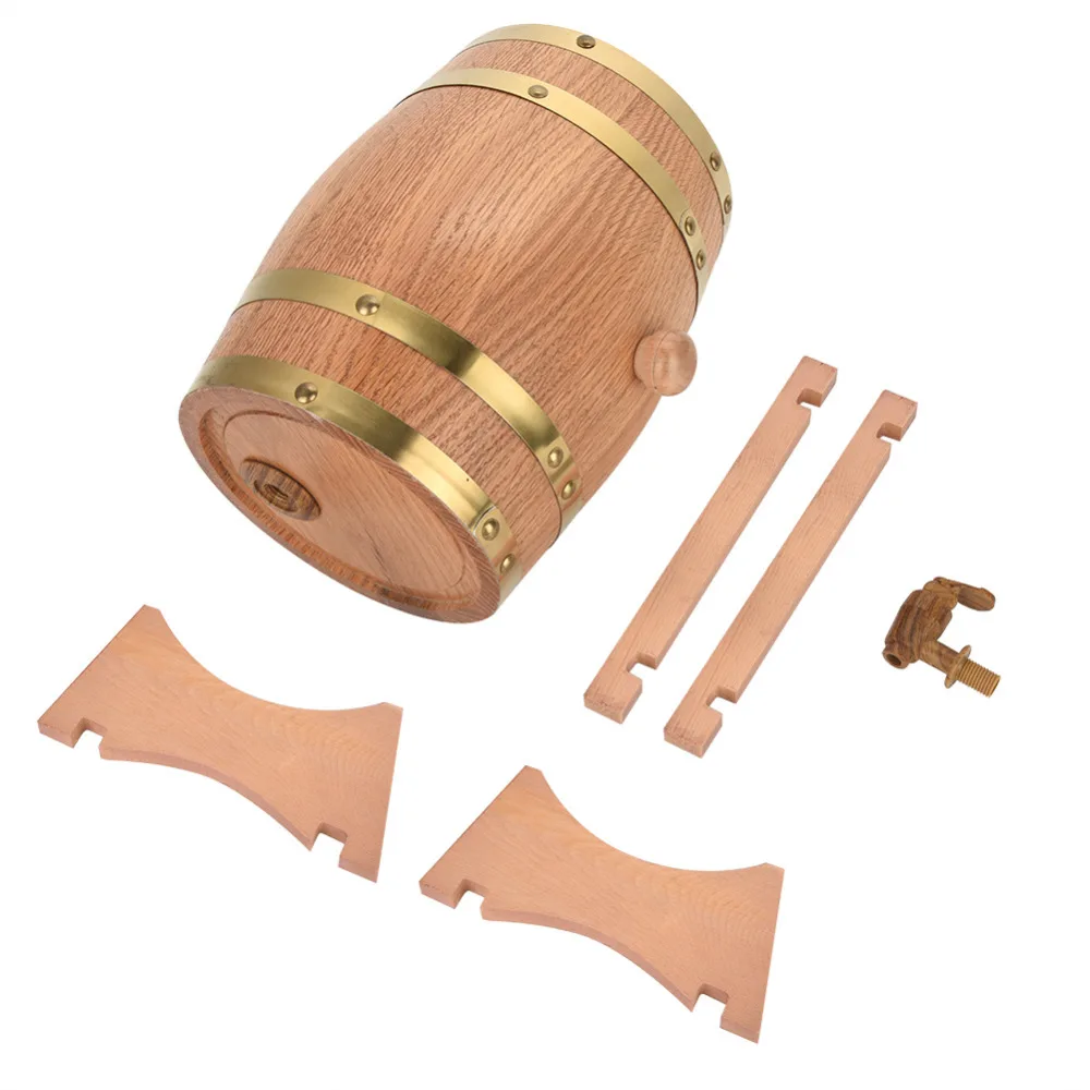 Деревянная бочка для вина объемом 3 л бочонка винтажная деревянная дубовая