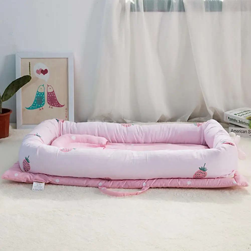 Надувная дорожная кровать для детей ясельного возраста с защитными бамперами