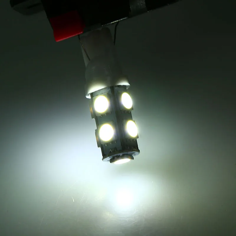 Автомобильная светодиодная лампа POSSBAY 9SMD T10 5050 W5W 147 152 158 159 161|external lights|car lightt10 |