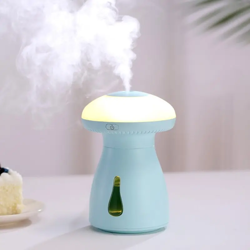 Cute Mushroom Lamp Humidifier Multifunction Office Home Air Mini Usb With Led Night Light | Бытовая техника