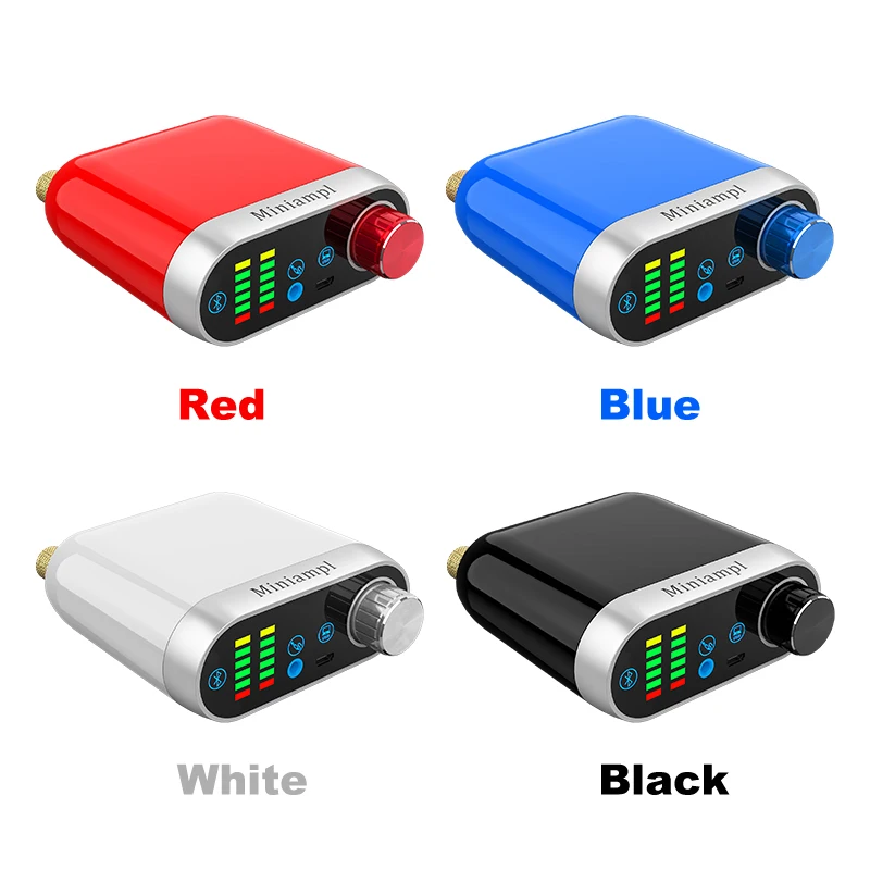 Цифровой мини-усилитель мощности Class D стерео Bluetooth 5 0 3 мм USB-вход Hi-Fi аудио