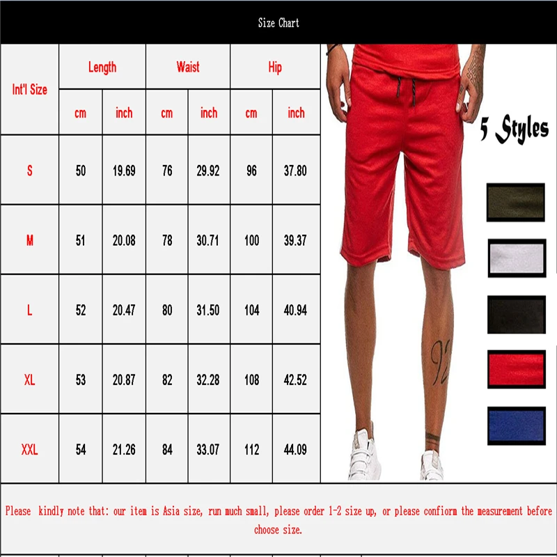

Mens Gym Training Shorts Workout Sports Casual Clothing Fitness Running Short