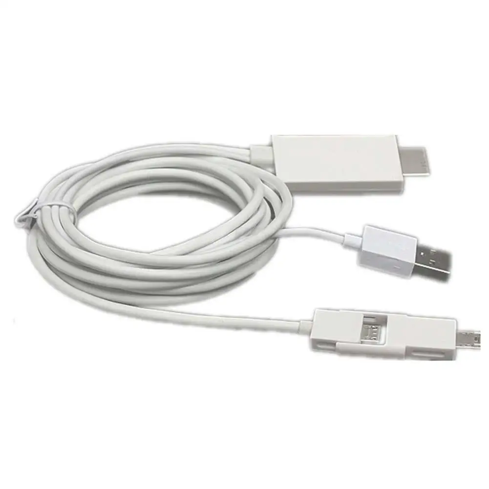 MHL микро USB к HDMI HDTV Кабель Адаптера 5pin и 11pin для Galaxy S3/S4/S5 Note3 поддерживает все видео