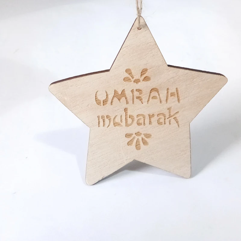 Деревянная подвесная декоративная веревка Фанера березовая доска Рамадан ИД