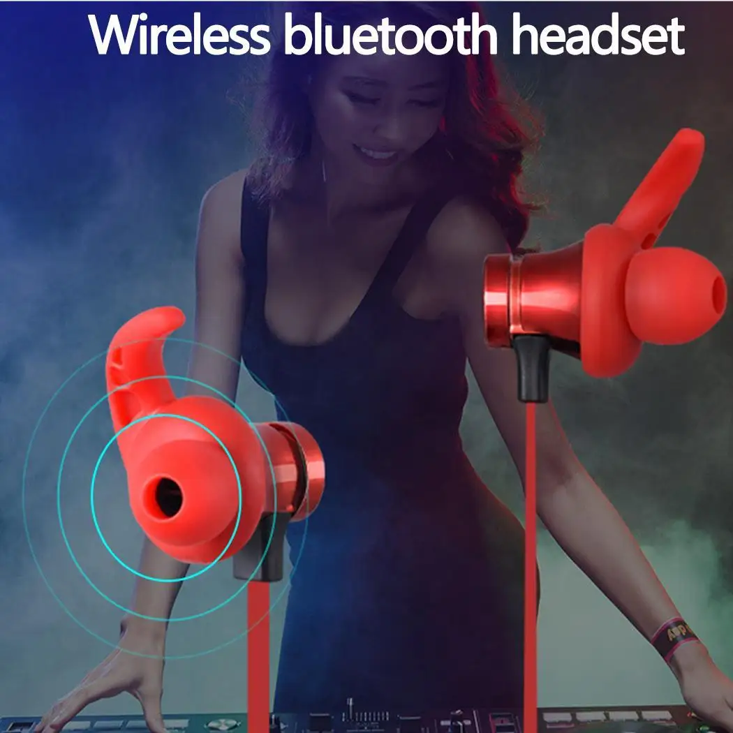 Беспроводная Спортивная Bluetooth гарнитура TF карта Магнитная функция стерео