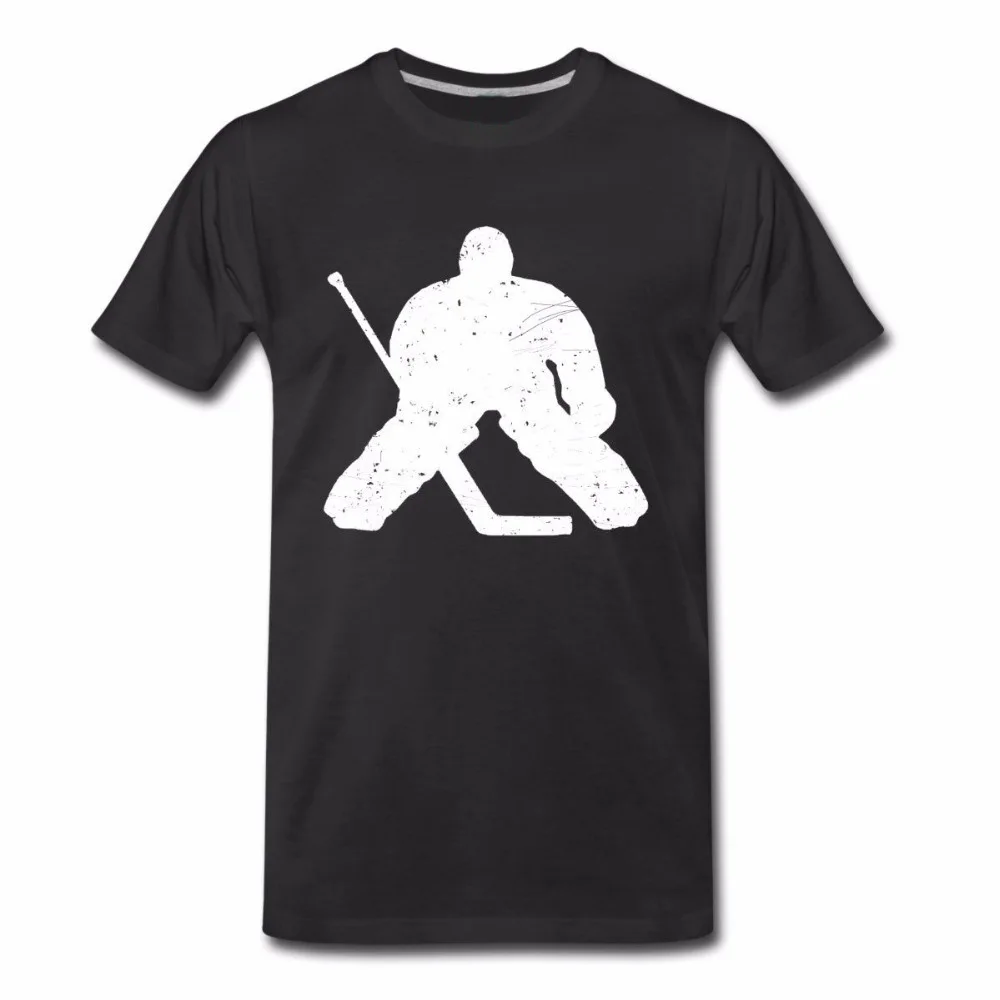 2019 с коротким рукавом и О образным вырезом Футболка Ice Hockeyer для мужчин футболка