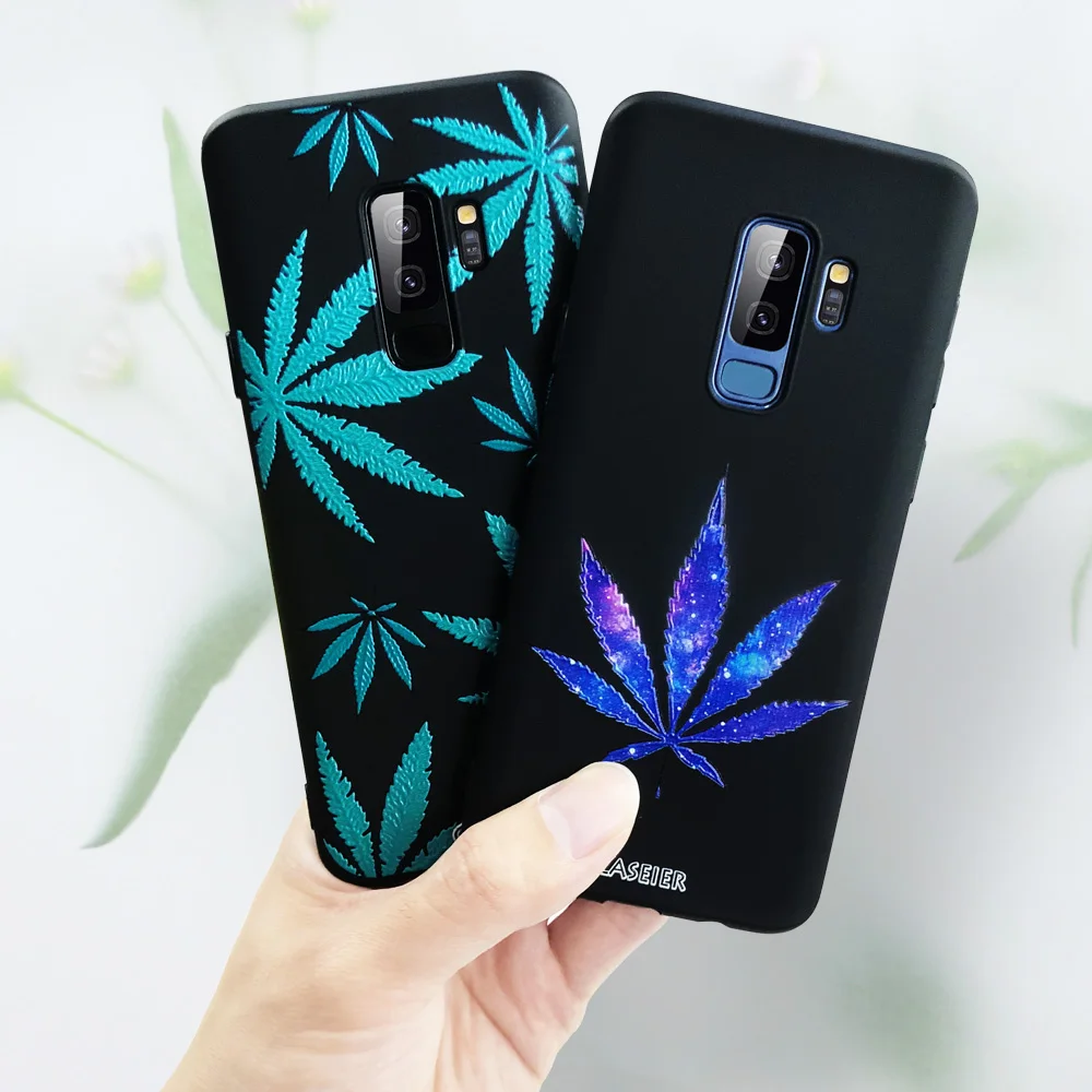 Чехол для телефона CASEIER 3D с рисунком листьев Samsung Galaxy S7 S8 S9 S10 Чехлы A3 A5 J7 J5 J3 мягкая
