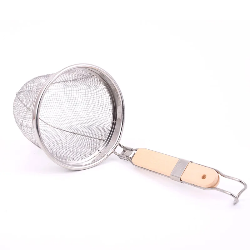 Острый дуршлаг из нержавеющей стали 201 с высокой боковой оградой фильтр сетка