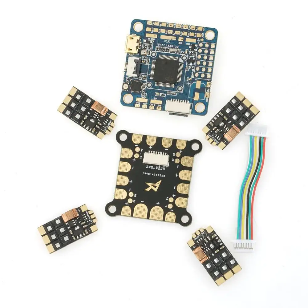 Оригинальный Контроллер полета Airbot F4 V6 Furling32 mini 45A blheli _ 32 бесщеточный ESC и PDB для