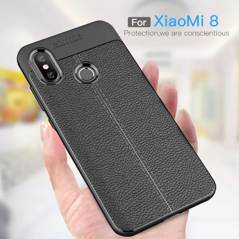 Противоударный мягкий ТПУ чехол для Xiaomi MI8 Lite 8SE 8 Note6 6A PRO Explorer Redmi S2 Note 5A кожаный