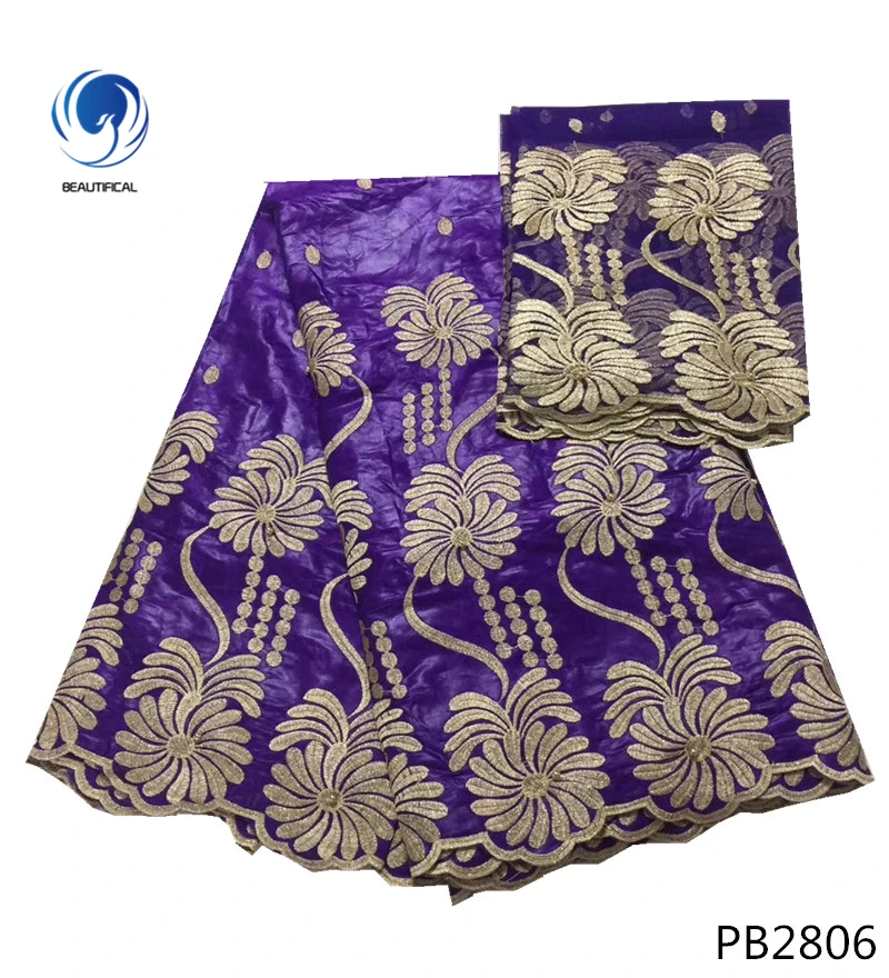 

BEAUTIFICAL bazin riche getzner high qaulity bazin lace fabrics with beads gold embroidered 5yards + 2yards lace fabrics PB28