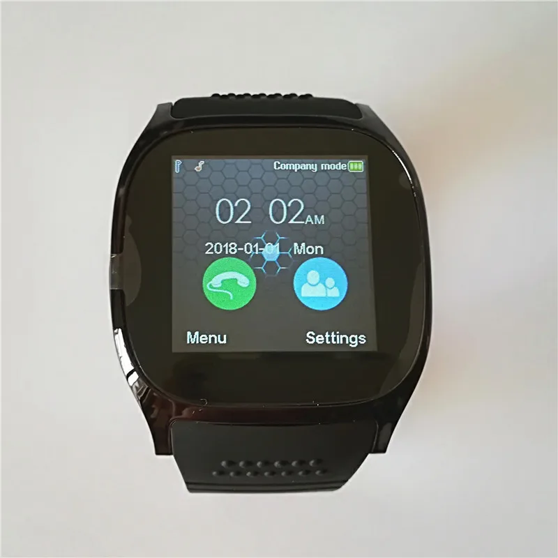 T8 Bluetooth Smart Watch Support SIM TF Card With Camera Sports Wristwatch Music Player for Apple Android VS M26 DZ09 A1 Y1 2019 |