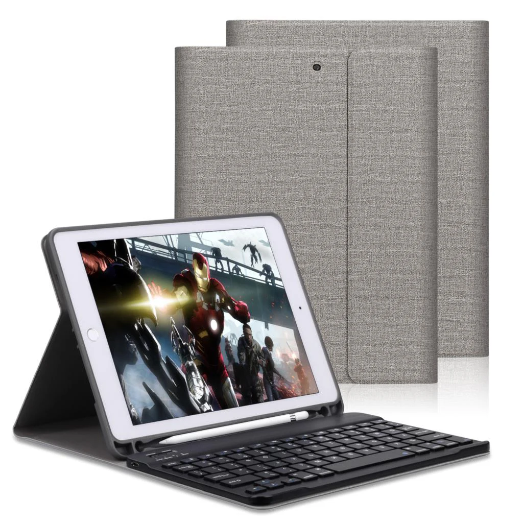 Чехол клавиатура для iPad 2018 9 7 с держателем карандашом Air 2 1 Pro 2017 Pu кожаный