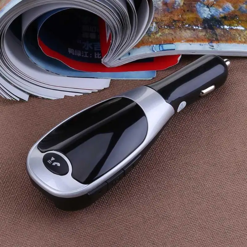 Bluetooth V3.0 EDR Handsfree автомобильный комплект Беспроводной Handfree FM передатчик с USB