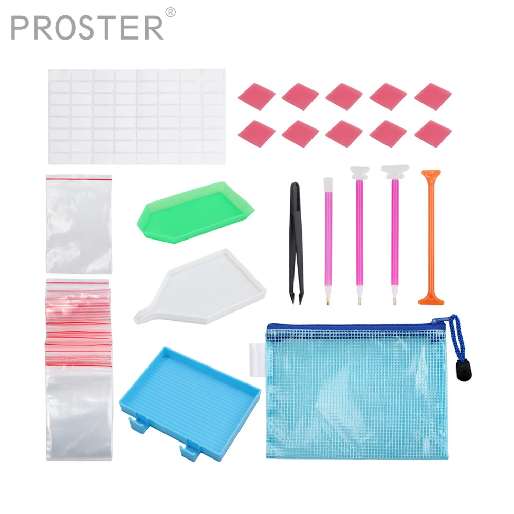 Proster 70 шт. инструменты для вышивки картин со стразами 5D DIY алмазная живопись