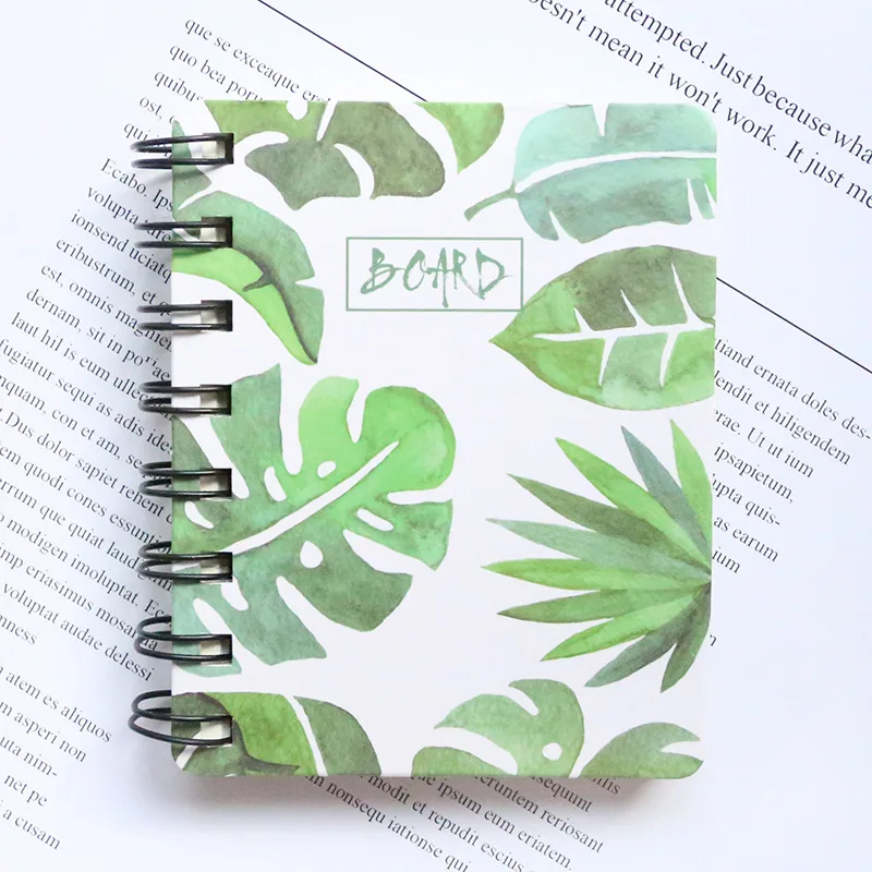 Записная книжка EZONE Coli для Studnts Notes Planner Agenda Kawaii фрукты/Кролик Фламинго напечатанный спиральный блокнот дневник путешественника поставка