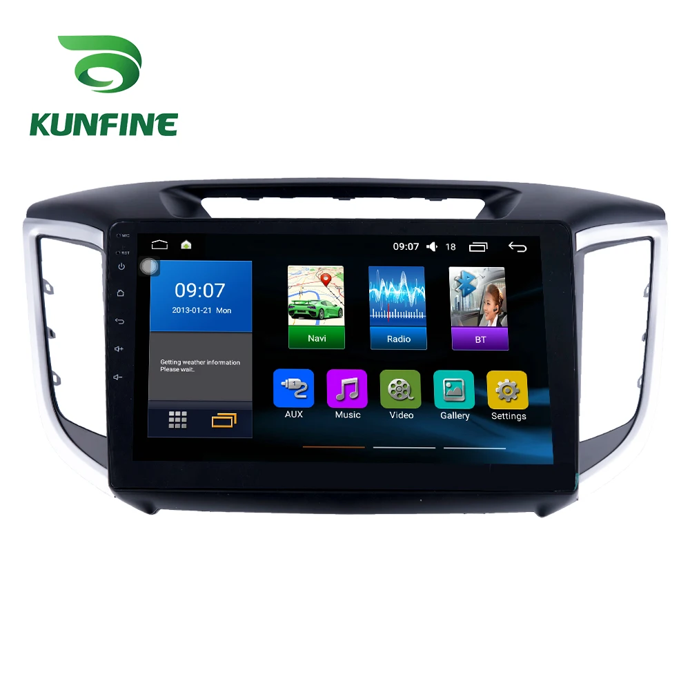Восьмиядерный 1024*600 Android 8 1 автомобильный DVD GPS навигационный плеер Deckless стерео для