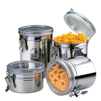 stainless steel sealed cans storage box food cans tea tobacco coffee beans storage tanks food jars canisters 4o