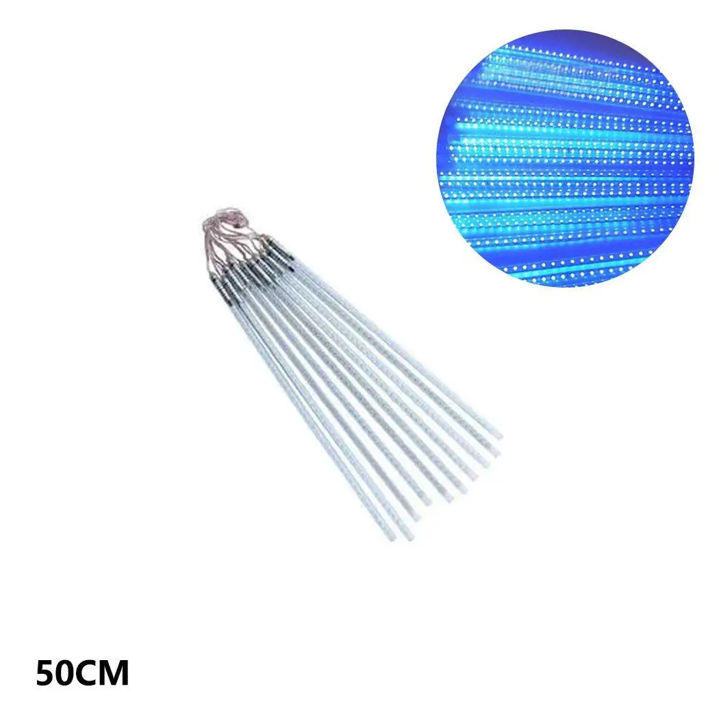 Метеоритный дождь трубы светодиодный свет для рождества свадебный душ эффект