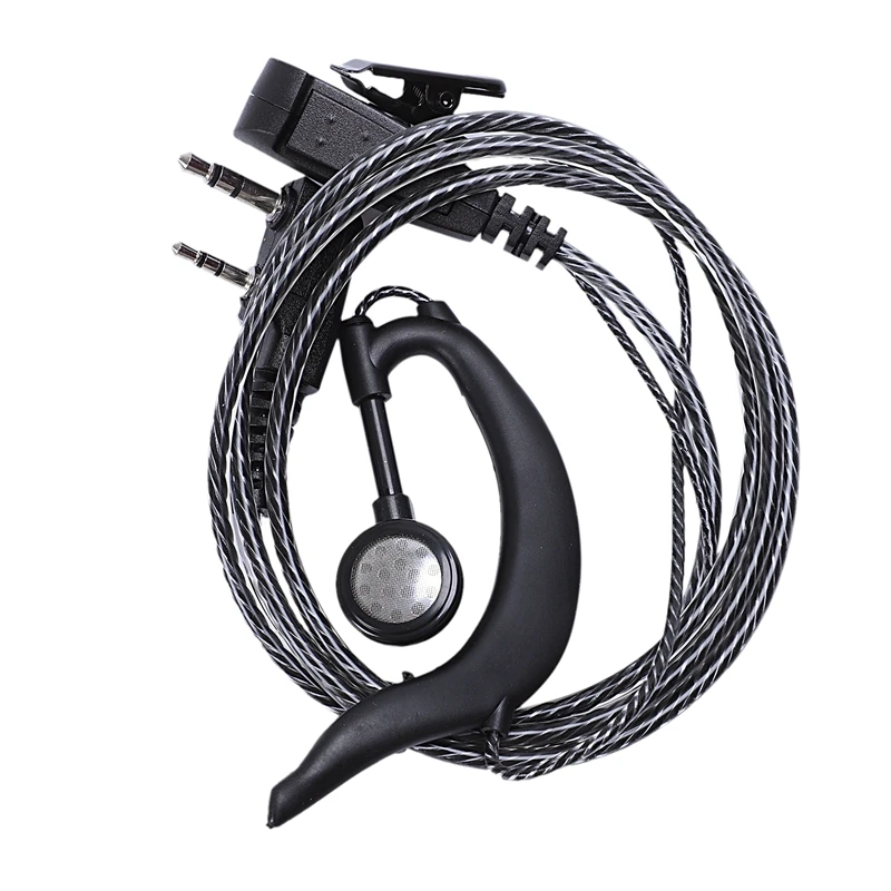 AABB-2 Pin Walkie Talkie Earpiece 2Pcs Two Way Radio Headset With Microphone For Baofeng Uv5R Bf 5118 5 | Электроника