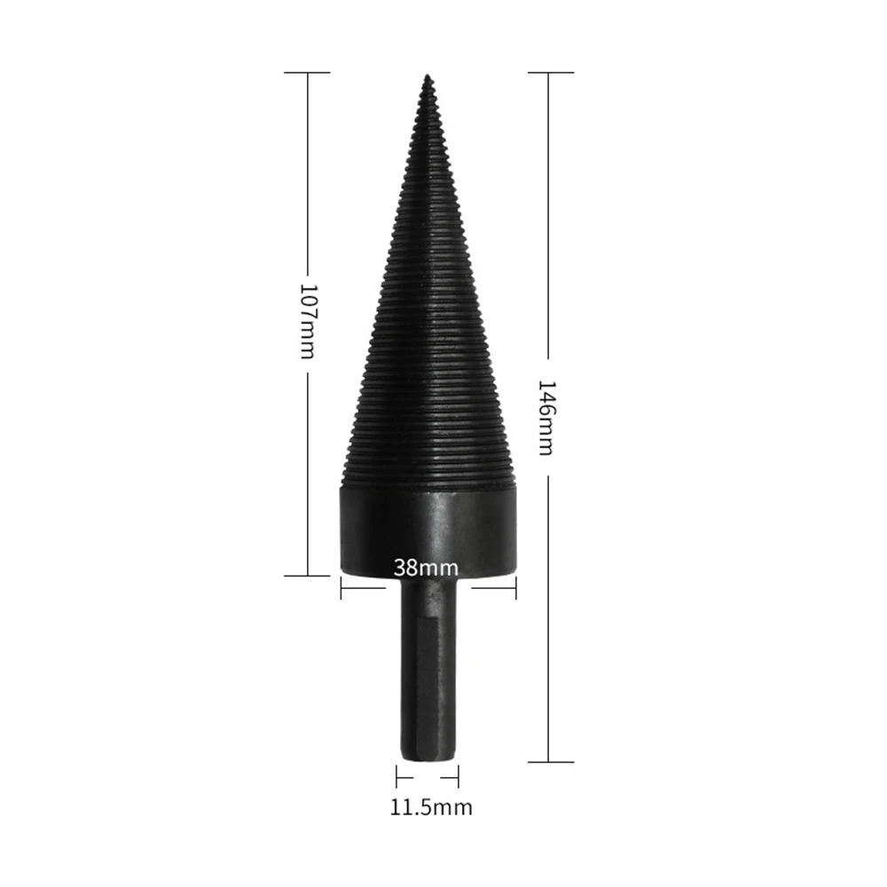 38 мм дровяная машина сверло Дерево Конус сплит-тер винт конус расширитель