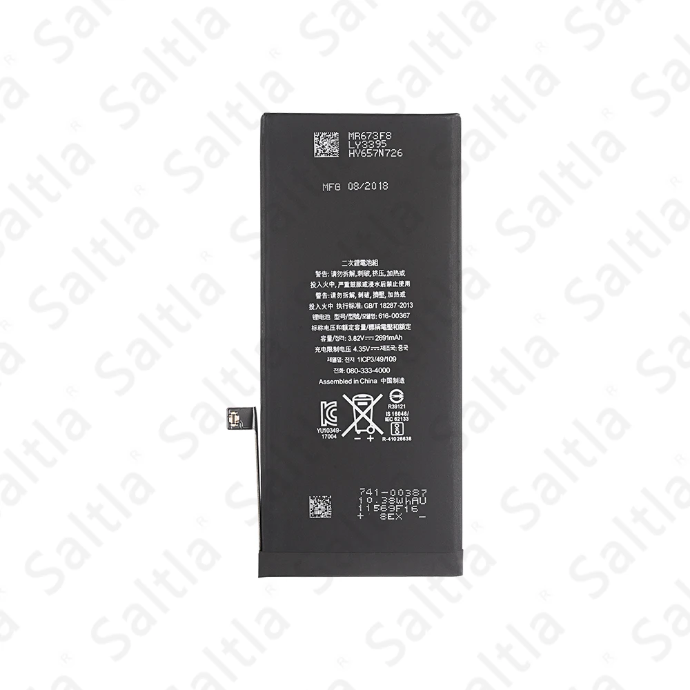 Saltla Оригинальный батарея для iPhone 8 Plus 20 шт./лот реального ёмкость 2691 мАч NewMobile