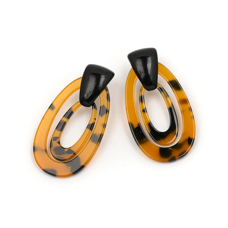 Женские круглые акриловые серьги в Корейском стиле серьги-подвески свадебные