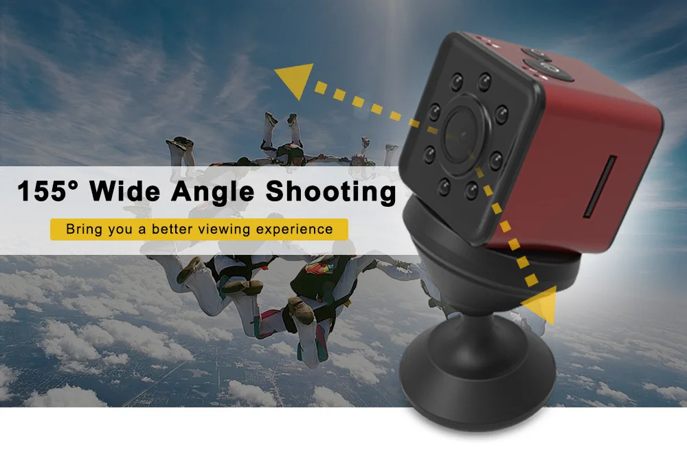 Мини спортивная камера IFlight SQ13 1080P WiFi инфракрасный монитор ночного видения