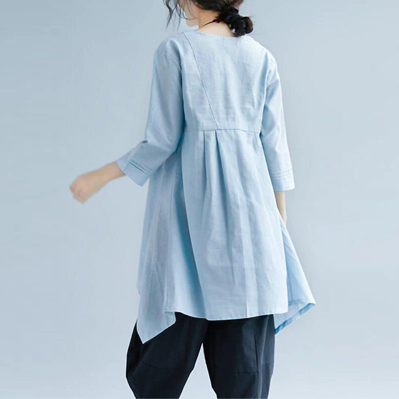 2019 весна плиссированные баски топы женщина белье блузка Женский пуговицах