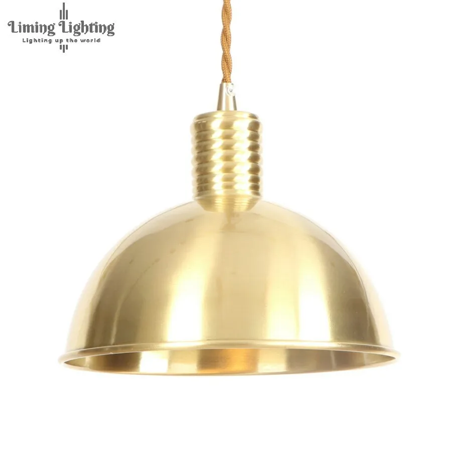 Латунная Европейская винтажная подсветильник люстра в благородном стиле из меди