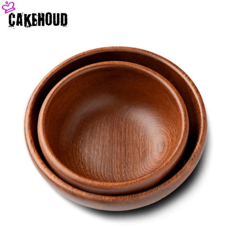 CAKEHOUE винтажная японская столовая посуда салатник для дома ручной работы натуральная чашка для кормления малыша детский деревянный для взрослых чаша деревянный поднос