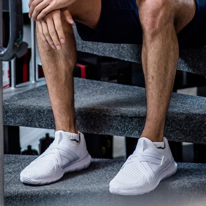 Li Ning мужские беговые кроссовки FLEX RUN V2 гибкий светильник подкладка моно пряжа