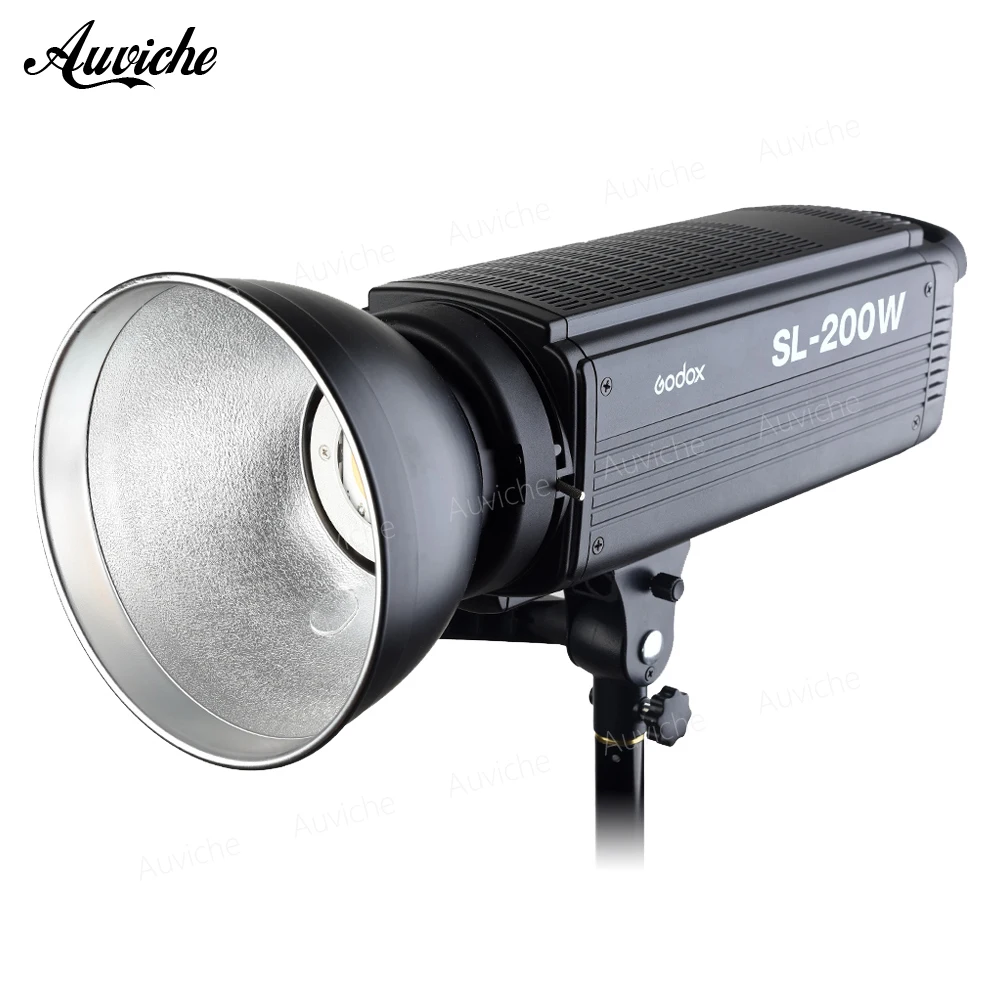 Godox SL 200W 5600 К студийная светодиодная подсветка для видеосъемки заполняющий свет