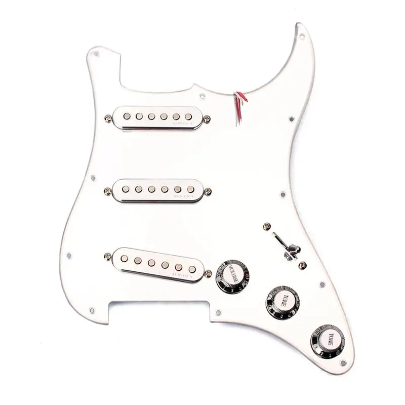 3 слоя SSS предварительно загруженный электрогитара Pickguard одной катушки Alnico V
