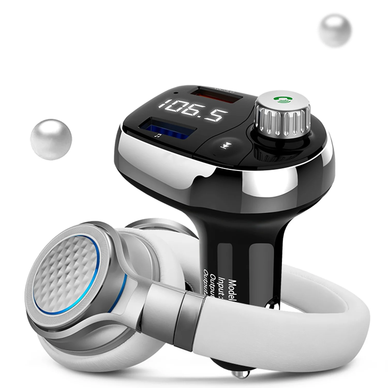 5 V/3A A2Dp fm-передатчик MP3-плеер ЖК-дисплей Автомобильный Адаптер зарядного