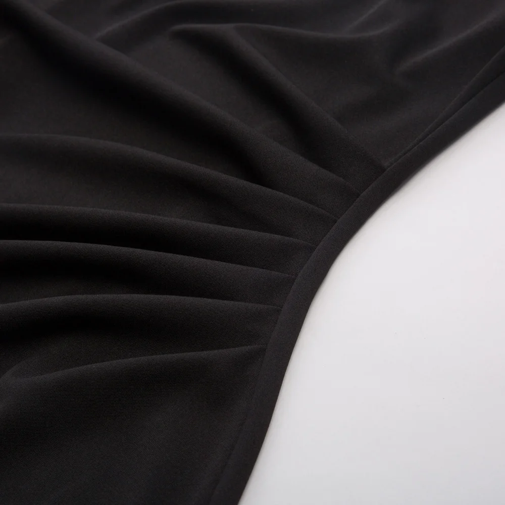 Женское облегающее платье карандаш Gk с асимметричным вырезом и бедра летние