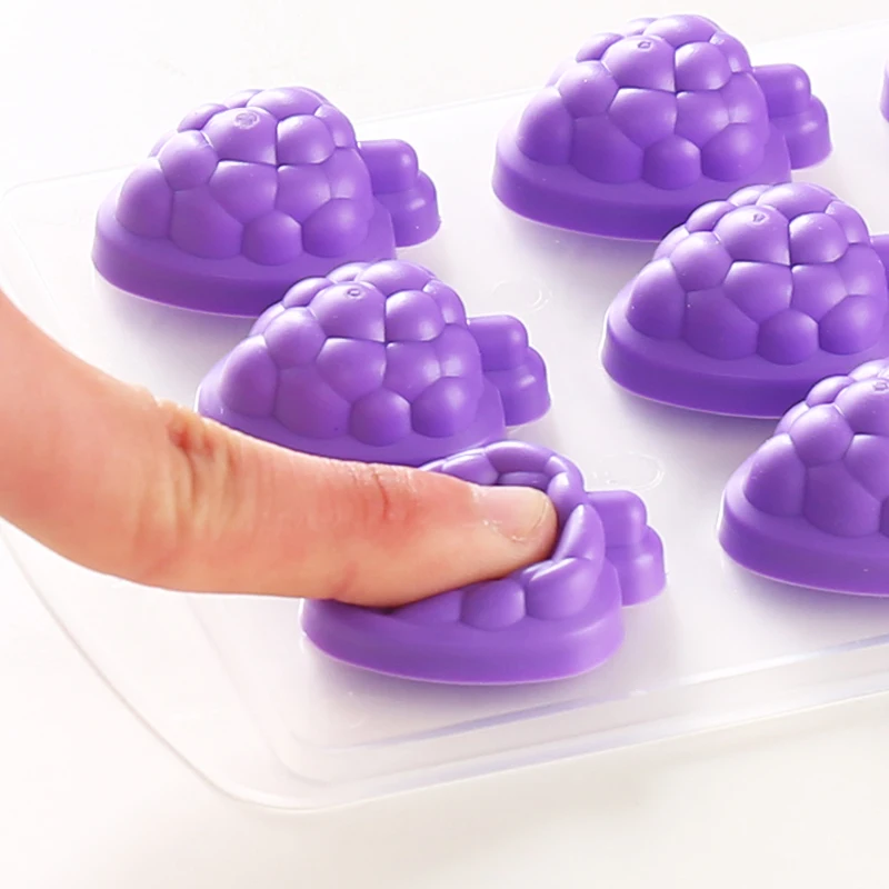 1PC Silicone Fruit Shape Chocolate Mold Tray Freeze Pudding Jelly Ice Maker DIY Creative Cube Bar Kitchen Accessories |