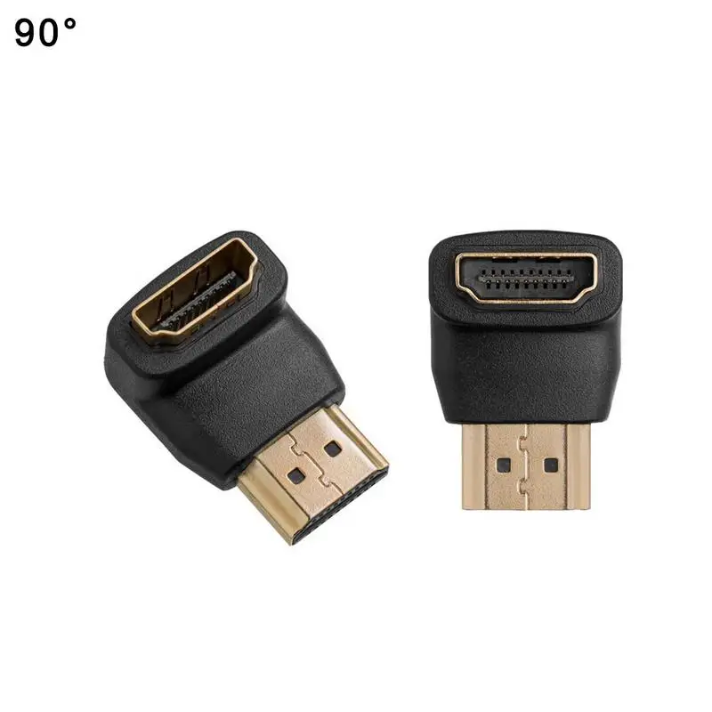 HDMI Кабельные адаптеры конвертеры с углом обзора 270/90 градусов штекер к гнезду для
