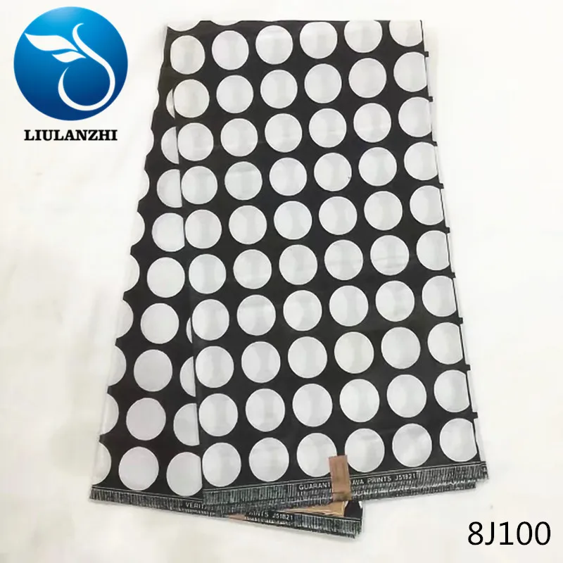 LIULANZHI африканская Java восковая Ткань Белый Медальон дизайн Анкара восковые принты