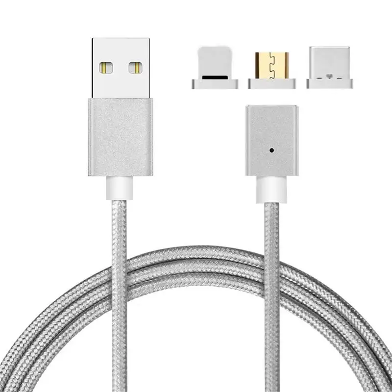 1 м для 3 зарядное устройство быстрой зарядки адаптер Micro USB Магнитный кабель