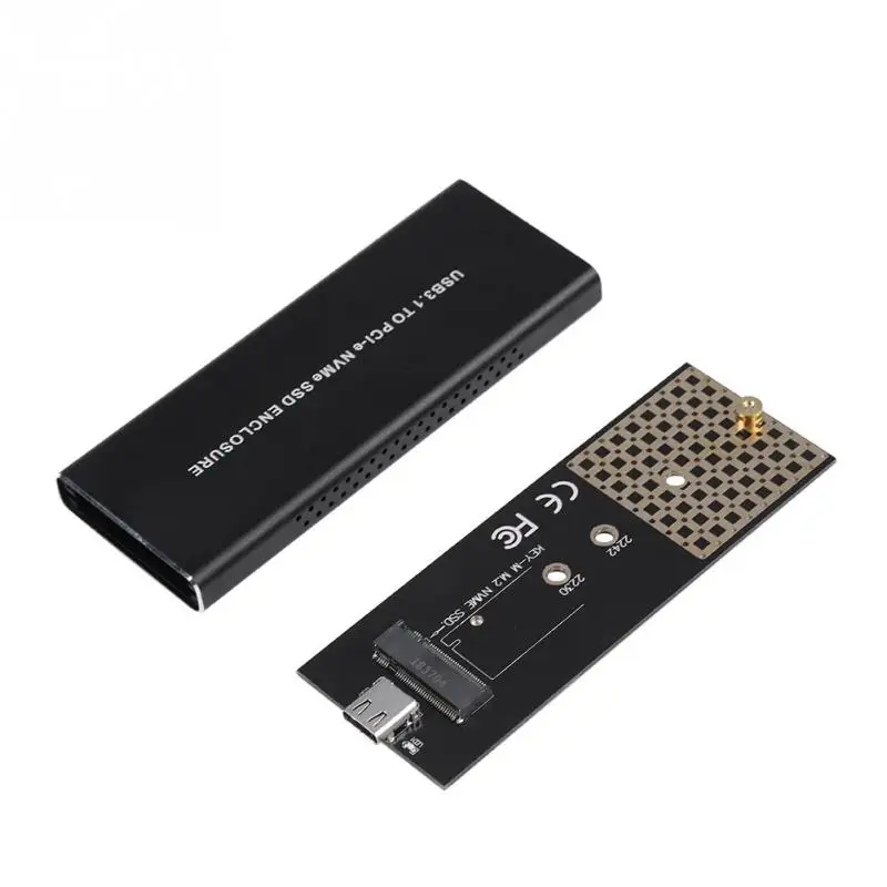 Внешний USB NVME M.2 к Type-C3.1 мобильный жесткий диск коробка HDD корпус черный |