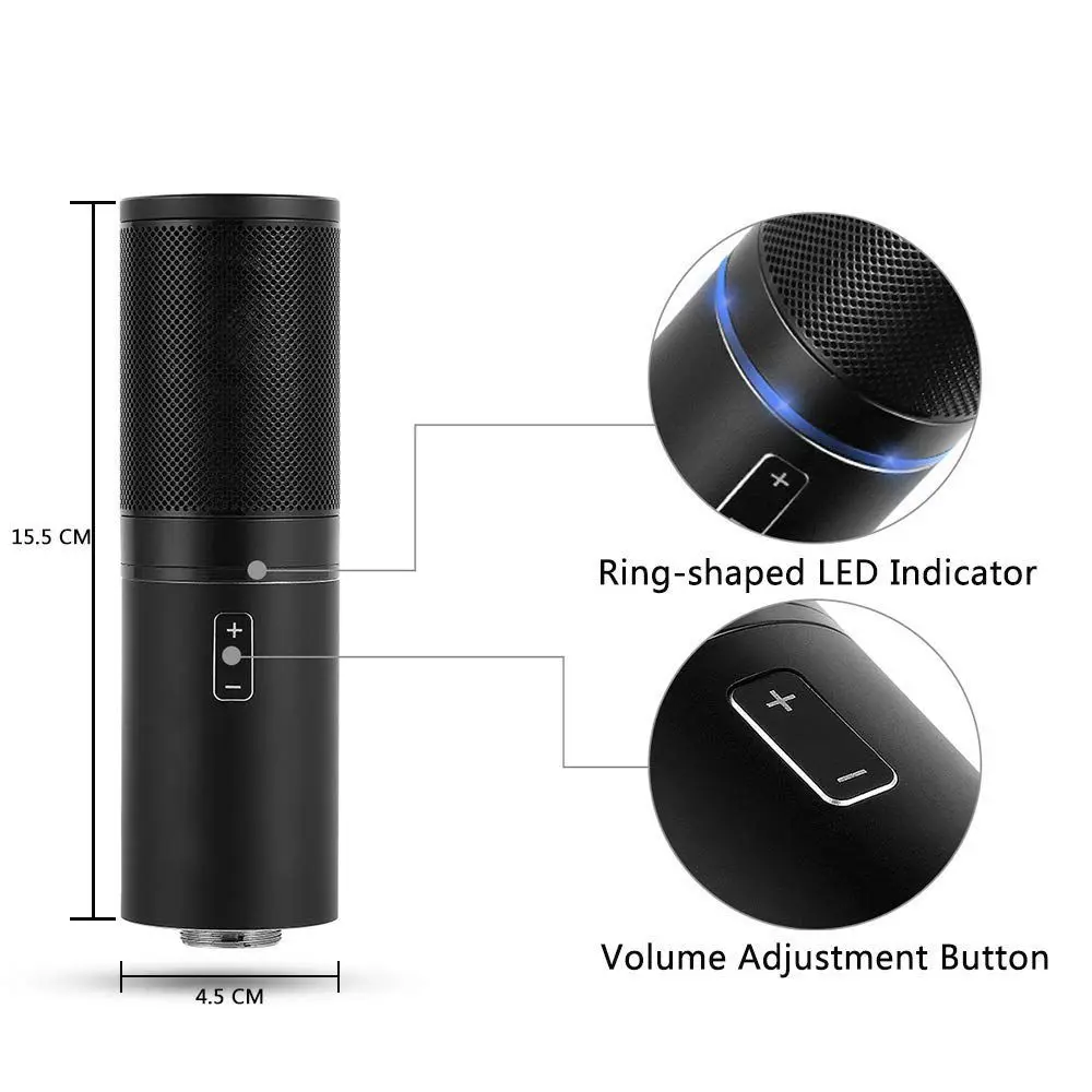 OPQ USB микрофон микрофоны для компьютера Настольный Ноутбук штекер ноутбука и игры