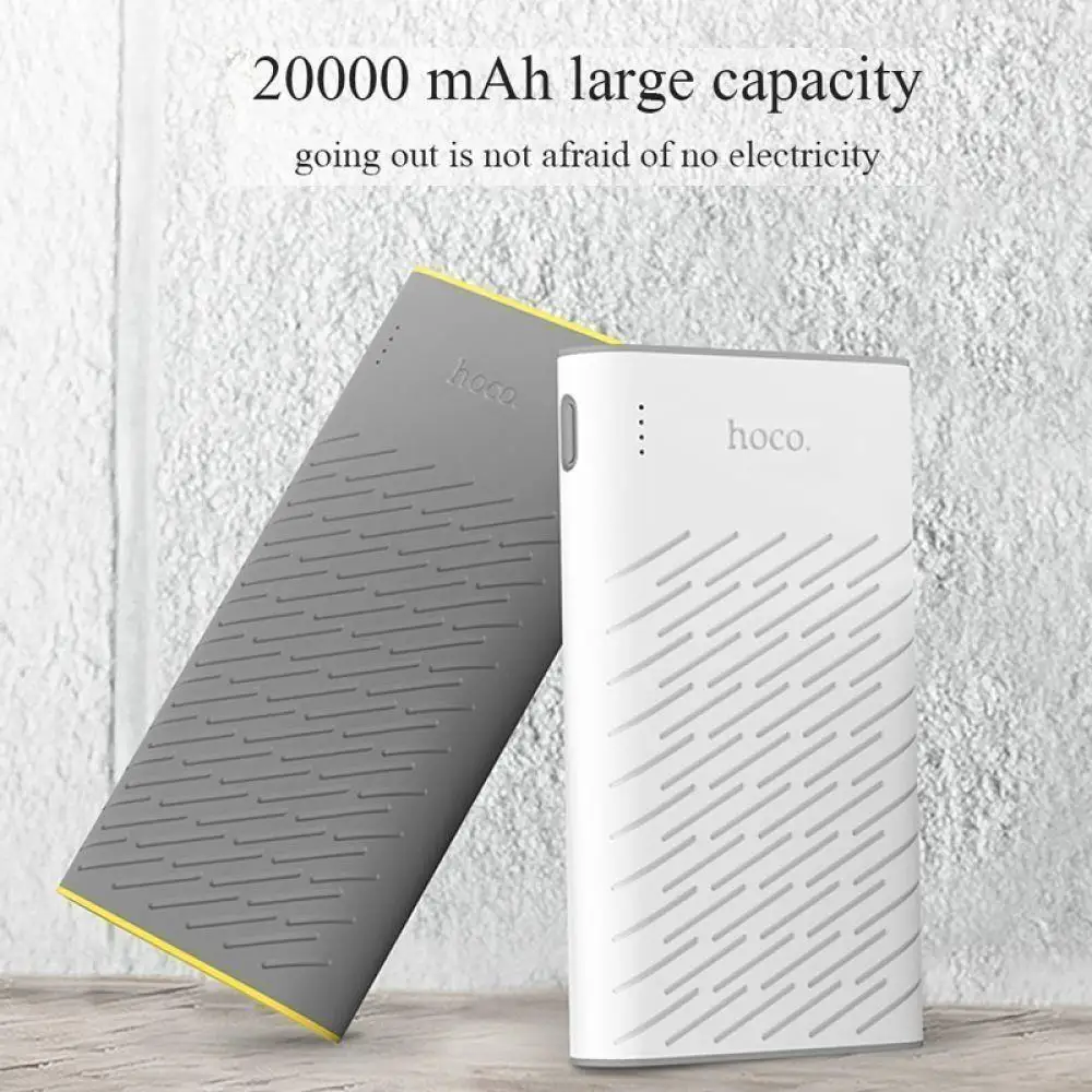 HOCO power Bank 30000 мАч Универсальный внешний аккумулятор портативное Внешнее зарядное