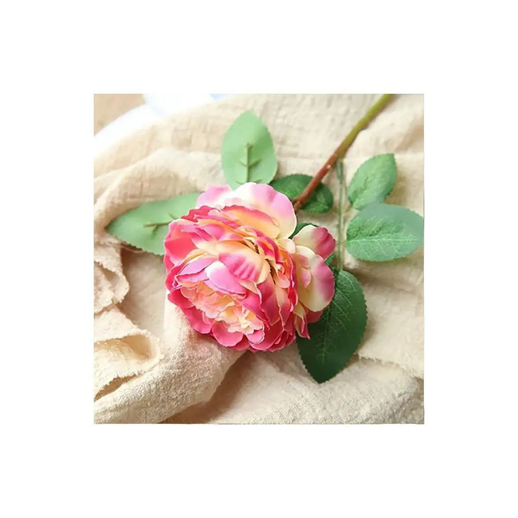 Шелковые искусственные цветы 1 шт. западные розы филиал поддельные дома свадьба