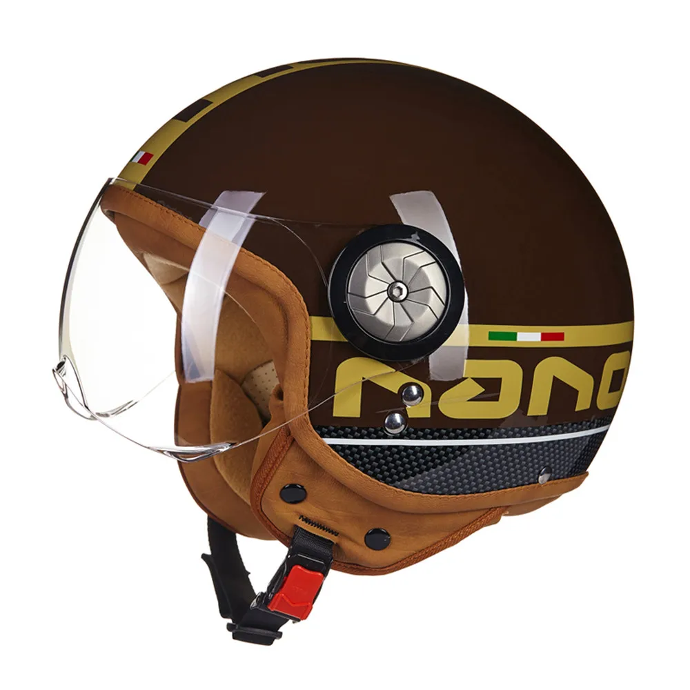 BEON moto rcycle шлем Чоппер 3/4 с открытым лицом винтажный 110TM Casque Casco cicleta Capacete ECE