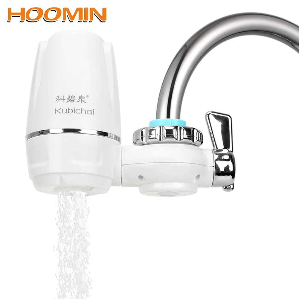 

HOOMIN Activated Carbon Water Purifier Tap Water Purifier Kitchen Faucet Washable Ceramic Percolator Bacteria Removal