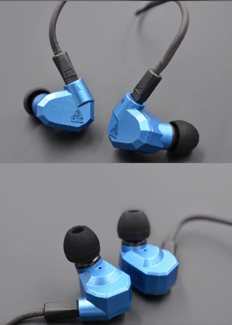 Оригинальные KZ ZS5 HIFI наушники 2DD + 2BA Гибридный в ухо монитор DJ супер вкладыши с