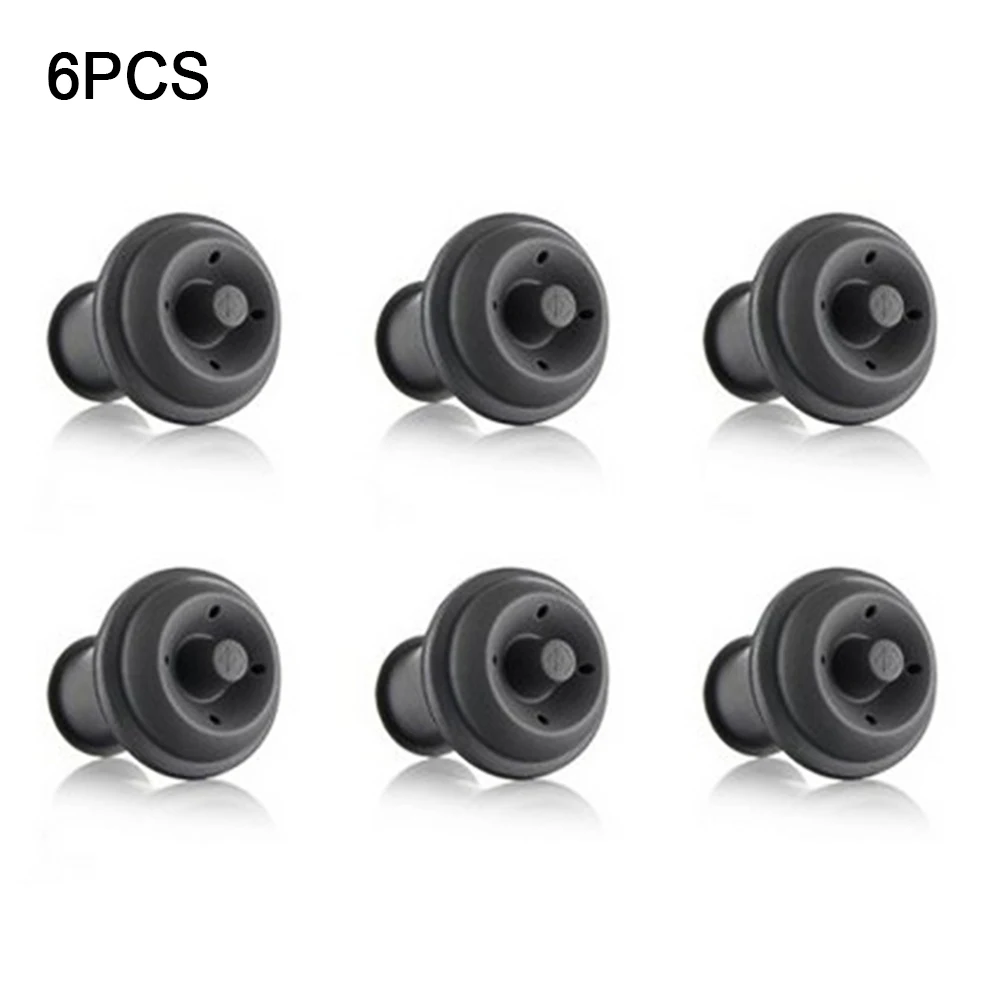 

6Pcs/lot Rubber Wine Stopper Vacuum Suction Bottle Stopper Vacuum Pump Preserver Stoppers